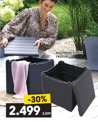 BAŠTENSKI STOČIĆ I KUTIJA
