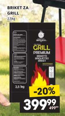 BRIKET ZA GRILL