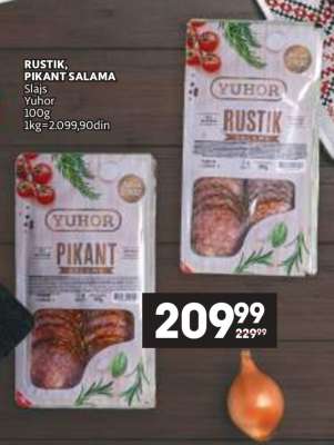 RUSTIK, PIKANT SALAMA