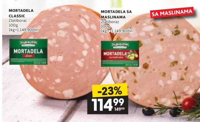 MORTADELA SA MASLINAMA