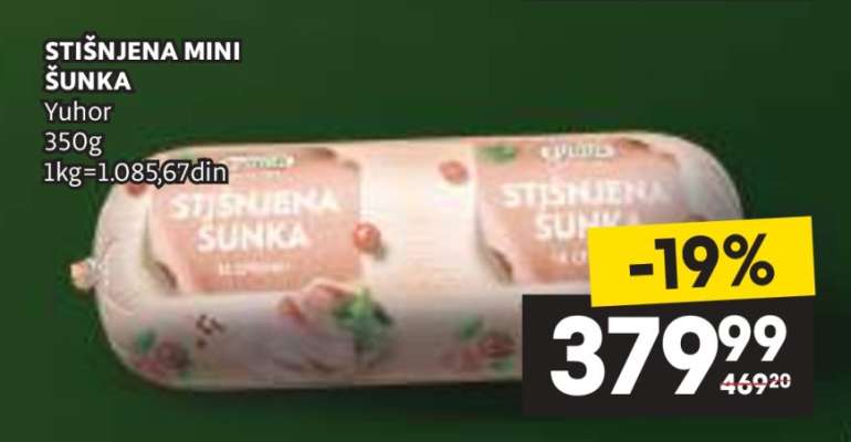 STIŠNJENA MINI ŠUNKA