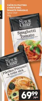 ZAČIN ZA PILETINU 4 VRSTE SIRA, ŠPAGETE PARADAJZ