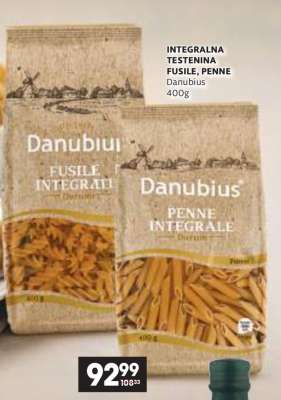 INTEGRALNA TESTENINA FUSILE, PENNE