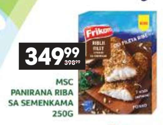MSC PANIRANA RIBA SA SEMENKAMA 250G