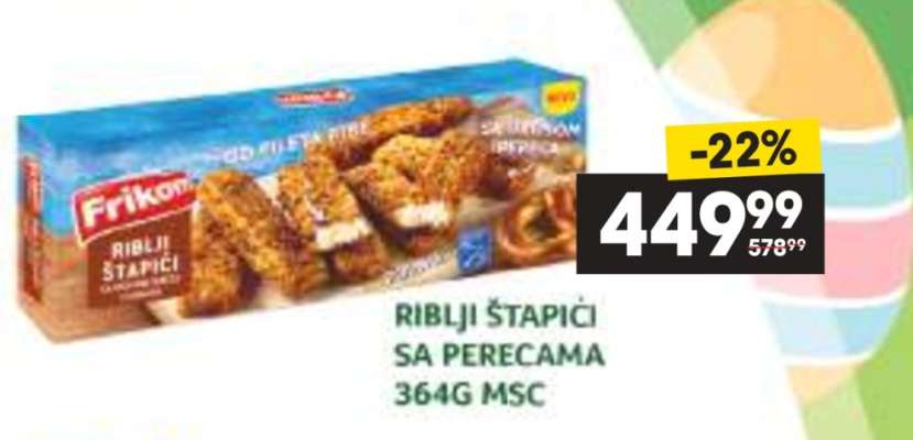 RIBLJI ŠTAPIĆI SA PERECAMA 364G MSC