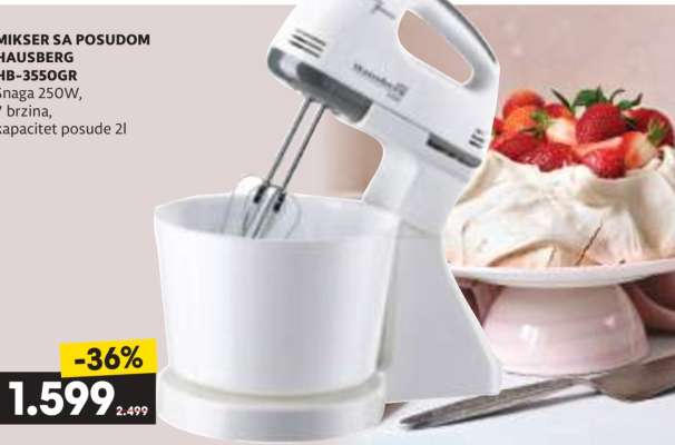 MIKSER SA POSUDOM HAUSBERG HB-3550GR