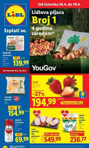Lidl katalog - 16.04.2026 - 22.04.2026.