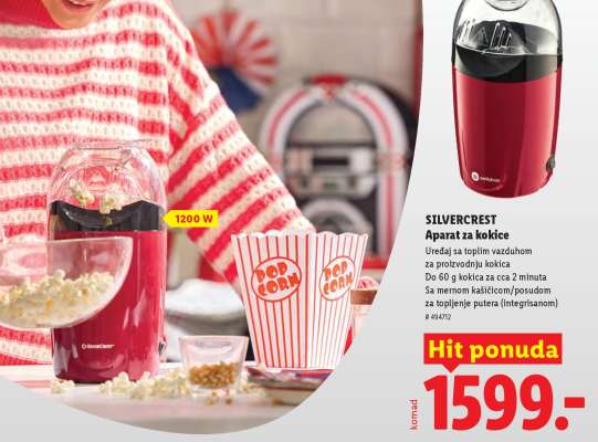 SILVERCREST Aparat za kokice