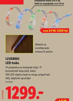 LIVARNO LED traka