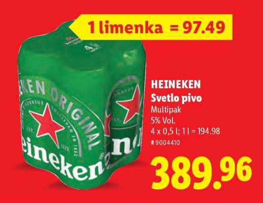 Heineken Světlé pivo