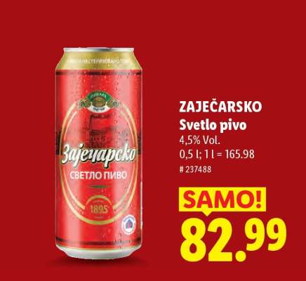 Zaječarsko Svetlo pivo