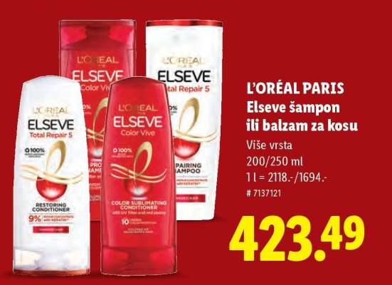 L'Oréal Paris Elseve Šampon ili balzam za kosu