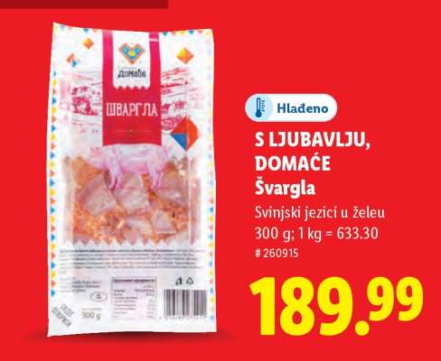 S ljubavlju, domaće Švargla