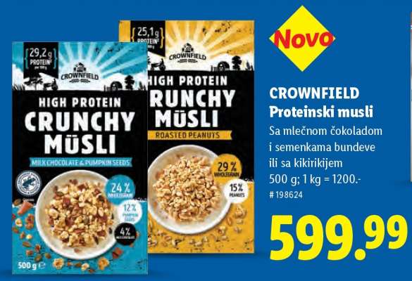 Crownfield Proteinski musli