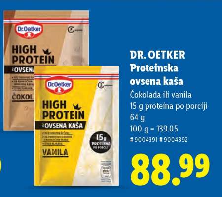 DR. OETKER Proteinska ovsena kaša