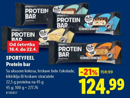 SPORTYFEEL Protein bar