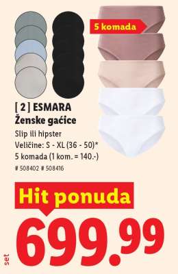 Esmara Ženske gacice