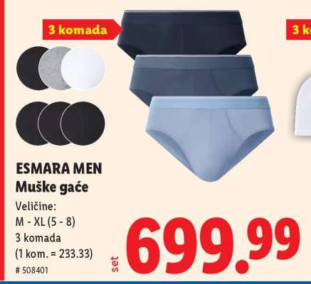 esmara MEN Muške gaće