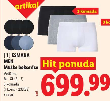 esmara MEN Muške bokserice