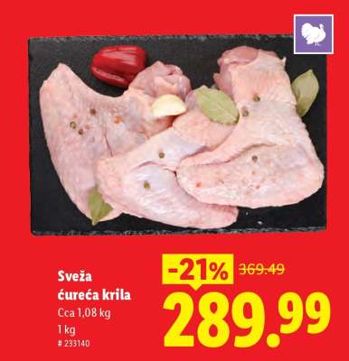 Sveža ćureća krila