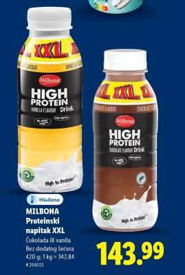 Milbona Proteinski napitak XXL