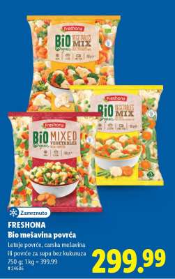Freshona Bio mešavina povrća