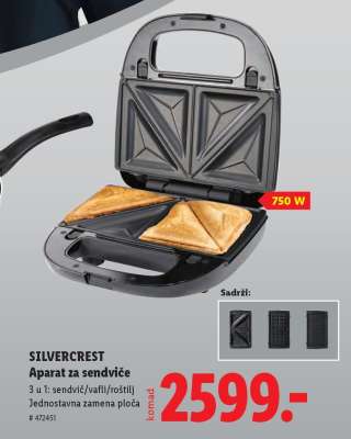SILVERCREST Aparat za sendviče
