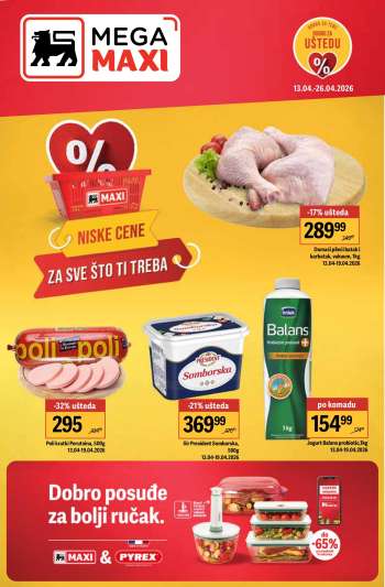 Mega Maxi katalog - 13.04.2026 - 26.04.2026.