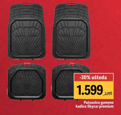 Patosnice gumene kadice Skycar premium