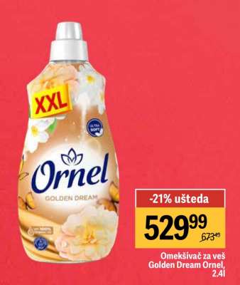Omekšivač za veš Golden Dream Ornel