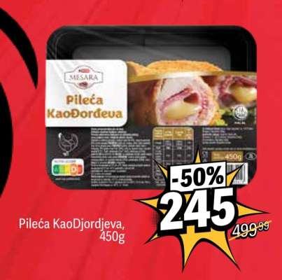 Pileća KaoDjordjeva 450g