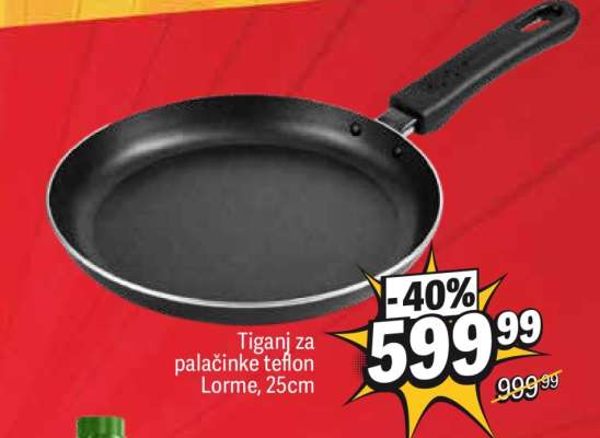 Tiganj za palačinke teflon Lorme, 25cm