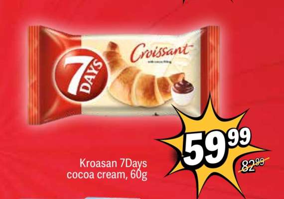 Kroasan 7Days cocoa cream , 60g