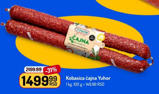 Kobasica čajna Yuhor