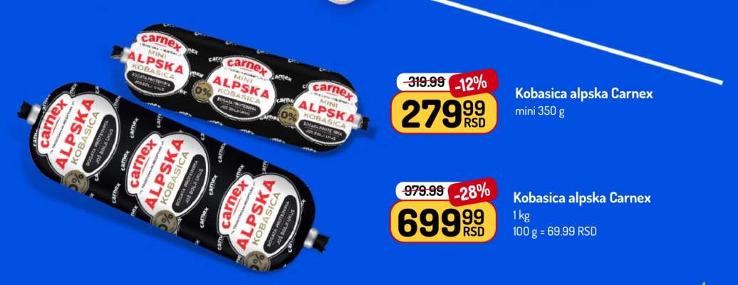 Kobasica alpska Carnex mini