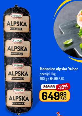 Kobasica alpska Yuhor