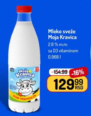 Mleko sveže Moja Kravica