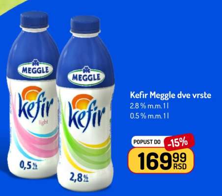 Kefir Meggle dve vrste