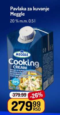 PAVLAKA ZA KUVANJE Meggle