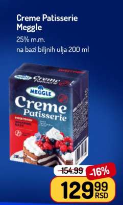 Creme Patisserie Meggle
