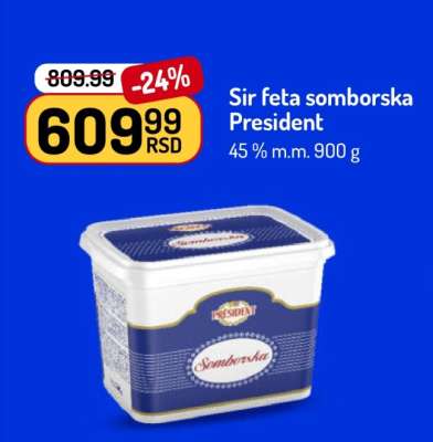Sir feta somborska President