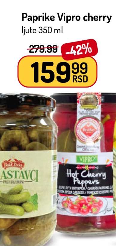Paprike Vipro cherry