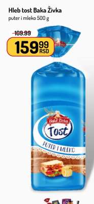 Hleb Tost BAKA ŽIVKA