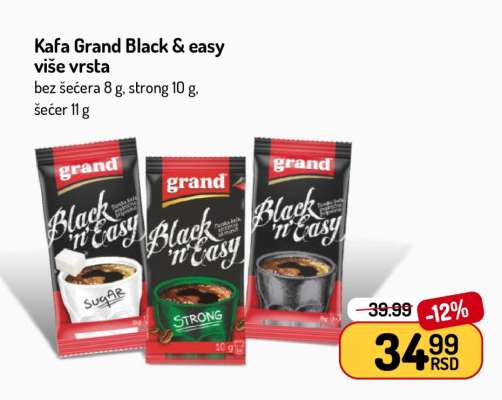 Kafa Grand black & easy više vrsta
