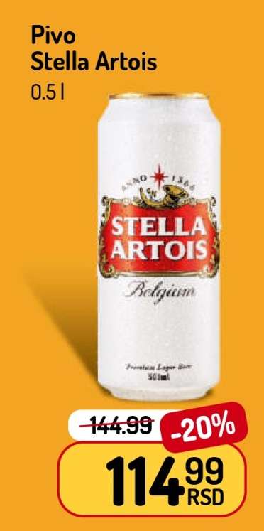 Pivo Stella Artois