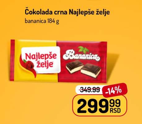 Čokolada crna Najlepše Želje