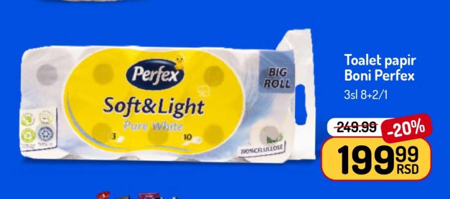 Toalet papir Boni Perfex