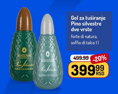 Gel za tuširanje Pino silvestre dve vrste