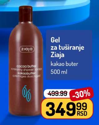 Gel za tuširanje Ziaja
