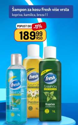 Šampon za kosu Fresh više vrsta